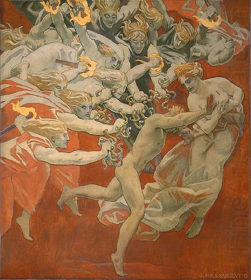 John Singer Sargent Orestes Pursued by the Furies china oil painting image